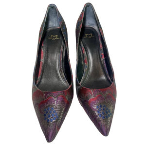 Marc Fisher Ltd Jacquard Floral Print Heel size 8.5